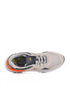Beige Navy Blue Mesh Memory Foam Mens Sneakers Milano M