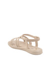 Bej İnce Taban Hafif Esnek Kadın Sandalet S-20 Z