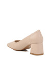 Beige Womens High Heel Shoes 312352 Z