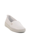 Beyaz Hakiki Deri Kadın Casual Ayakkabı 211 Z
