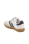 White Black Velcro Boys Sports Shoes 225 F