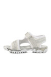 Silver Glitter Velcro Orthopedic Girls Sports Sandals 25T104 P