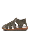 Khaki Velcro Lightweight Unisex Childrens Sandals 17370 B