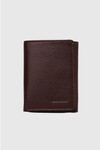 Brown Genuine Leather Magnetic Mens Wallet 1414