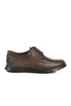Brown Genuine Leather Mens Casual Shoes 667 M