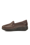 Brown Genuine Leather Anatomic Womens Casual Shoes 42652 Z