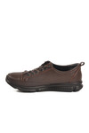 Brown Genuine Leather Anatomic Womens Casual Shoes 605 Z