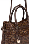 حقيبة كتف نسائية بنية اللون 05PC25Y10411-PMN