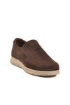 Kahve Nubuk Hakiki Deri Erkek Casual Ayakkabı D2301 M