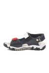 Navy Blue Red Velcro Boys Sports Sandals 173110 P