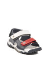 Navy Blue Red Velcro Boys Sports Sandals 173110 P