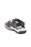 Navy Blue Red Velcro Boys Sports Sandals 173110 P