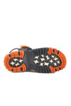 Navy Blue Orange Velcro Boys Sports Sandals 173101 P