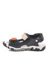Navy Blue Orange Velcro Boys Sports Sandals 173110 P