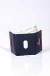 Navy Blue Genuine Leather Mens Card Holder 724