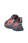 Navy Blue Red Velcro Mesh Boys Sports Shoes 2540 F