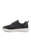 Black and White Genuine Leather Mens Sneaker Premium 412 M