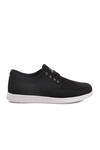 Black White Linen Lightweight Mens Casual Shoes 023 M