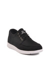 Black White Linen Lightweight Mens Casual Shoes 023 M