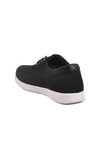 Black White Linen Lightweight Mens Casual Shoes 023 M