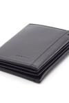Black Genuine Leather Mens Wallet 1726