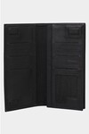 Black Genuine Leather Mens Wallet 1764
