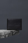 Black Genuine Leather Mens Wallet 1812