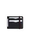 Black Genuine Leather Mens Card Holder 755