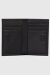 Black Genuine Leather Mens Wallet 844