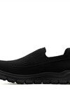 Black Mesh Lightweight Flexible Breathable Mens Sports Shoes Point M