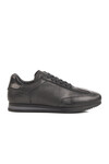 Black Genuine Leather Mens Casual Shoes 2K1004-HK-7811 M