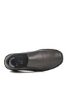 Black Genuine Leather Orthopedic Mens Casual Shoes 4Y0025 M