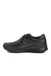Black Genuine Leather Mens Casual Shoes C411 M