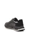 Black Genuine Leather Mens Sneaker Erroo 2614 M