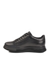 Black Genuine Leather Anatomic Mens Casual Shoes 152-21032 M