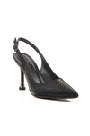 Black Thin Heel Womens Evening Shoes PC-54539 Z