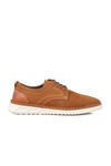 Tan Genuine Leather Mens Casual Shoes 2Y0923-8488 M