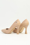Beige Thin Heeled Womens Evening Shoes PC-54223 Z
