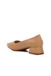 Beige Heeled Womens Evening Shoes PC-54234 Z
