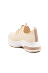 Beige Textile Womens Casual Shoes 702322 Z