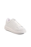 White Lace-Up Womens Sneakers 156 G
