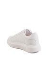 White Lace-Up Womens Sneakers 156 G