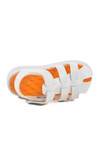 Beyaz Cırtlı Kız Bebek Sandalet BN-1245 B