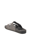 Smoked Velcro Large Size Mens Slippers PC-7039 M