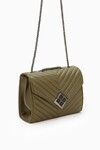 Khaki Womens Shoulder Bag 930076