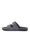 Navy Blue Velcro Large Size Mens Slippers PC-7039 M