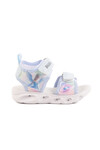 Blue Velcro Lighted Baby Girl Sandals 018129 B