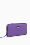 Purple Textile Womens Wallet 920004