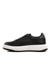 WIDE MOLD Black White Rubber Laced Mens Casual Shoes 404 M