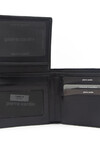 Black Genuine Leather Mens Wallet 22065